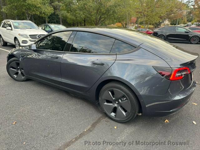 2022 tesla model 3 standard range