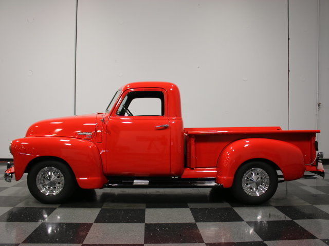 dialed in '49 3100, 235 i6, weber carbs, offe intake, 4-speed saginaw, 12-volt!!