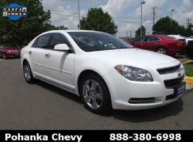 2012 chevrolet malibu lt w/2lt in chantilly, va
