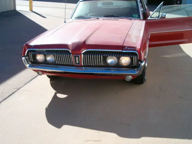 1968 mercury cougar xr-7 302 v-8 with automatic buckets & console, with reserve