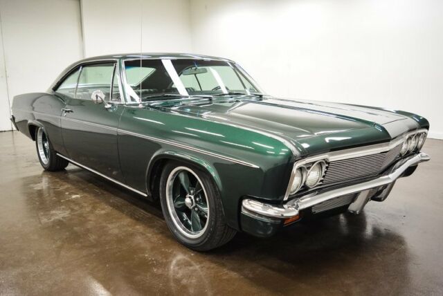 1966 chevrolet impala ss 680 miles green coupe 383 stroker v8 700r4 automatic /
