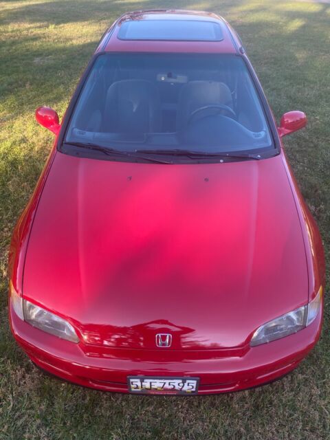 1994 honda civic hatchback red fwd manual si
