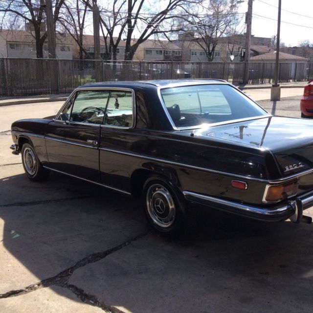 1973 mercedes 280c pillarless coupe