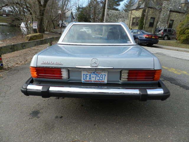 1982 mercedes-benz 380 series 380sl 29500 miles blue conv 8 cylinder engine 3.8l