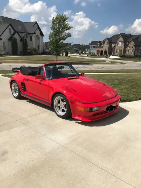 1986 porsche 911 widebody slantnose cabriolet