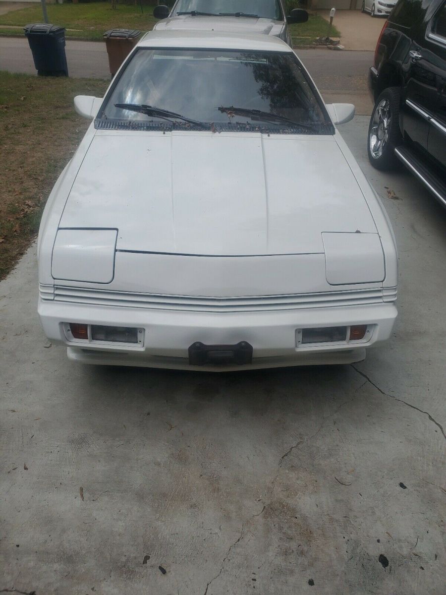1987 chrysler conquest hatchback white rwd manual