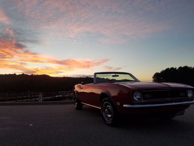 1968 camaro convertible - 327 v - 4-speed manual - black friday special ! ! !