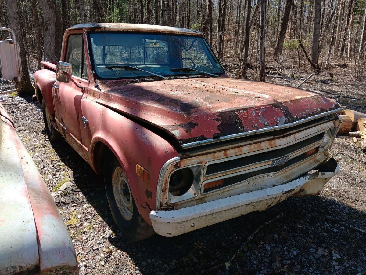 1968 chevrolet c-10 pickup red c10