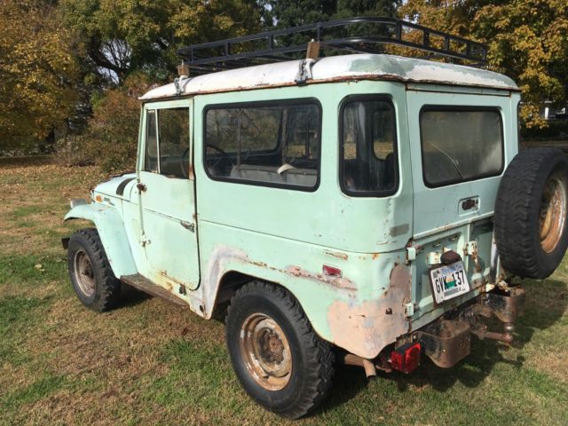 1971 fj40 landcruiser, all original, rare sea foam green!!! no reserve!!!!!