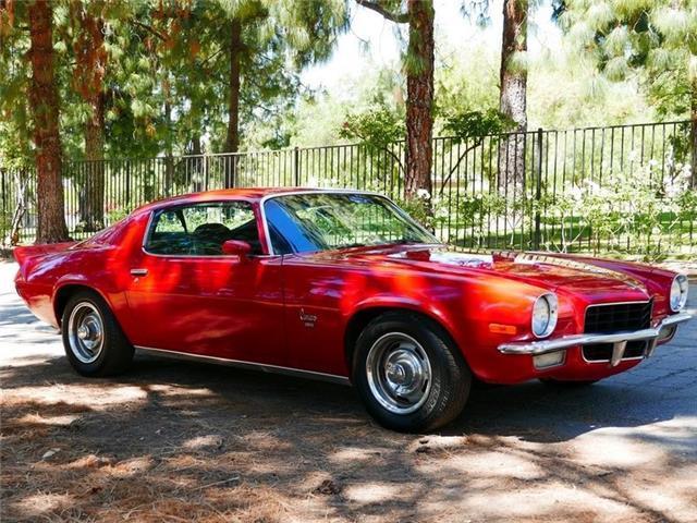 1971 chevrolet camaro 6436 miles red 2 door lt1 5.7 v8 manual