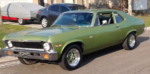 1972 chevrolet nova base coupe 2-door 5.7l matching numbers no reserve