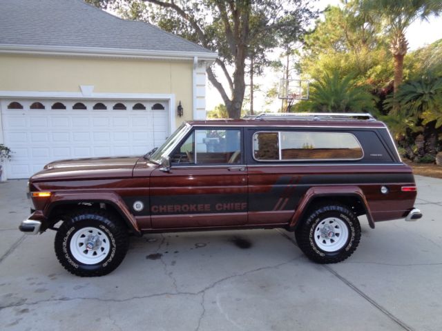 show quality 1983 cherokee chief