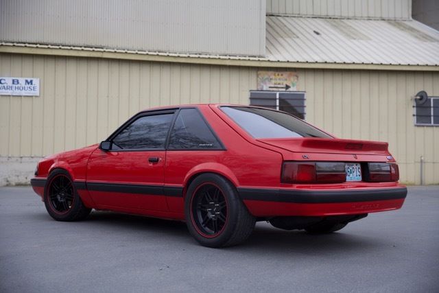 1990 mustang 5.0 factory black interior 5 lug conversion excellent condition