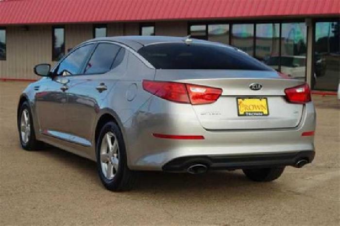 2015 kia optima silver, 2501 miles in tyler, tx