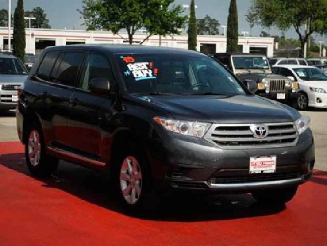 2013 toyota highlander cruise control power locks one owner warranty in spring, tx
