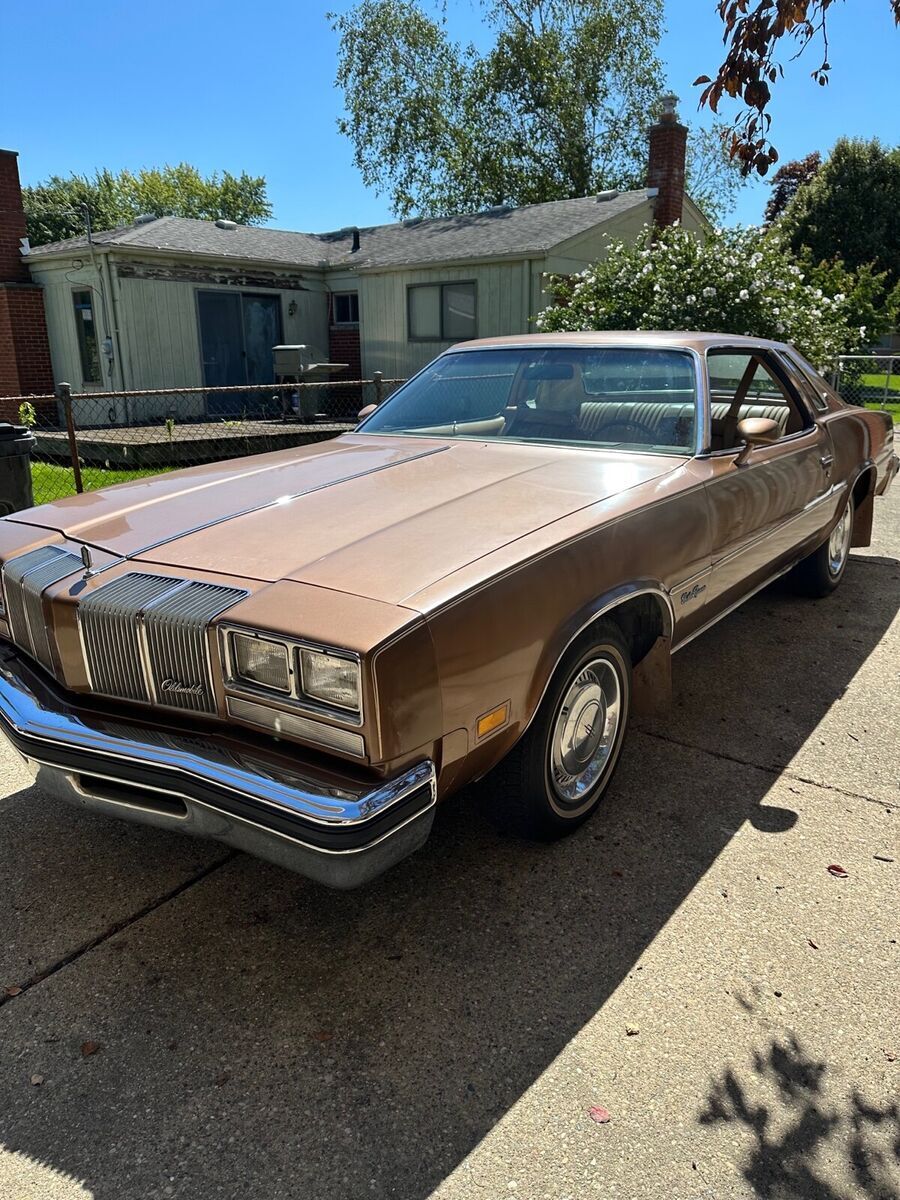 1976 oldsmobile cutlass coupe brown rwd automatic base