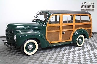 1946 green restored. original wood! 1 of 12!!