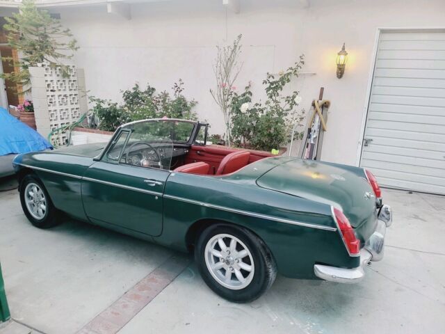 1966 mg b convertible red rwd manual mk 1