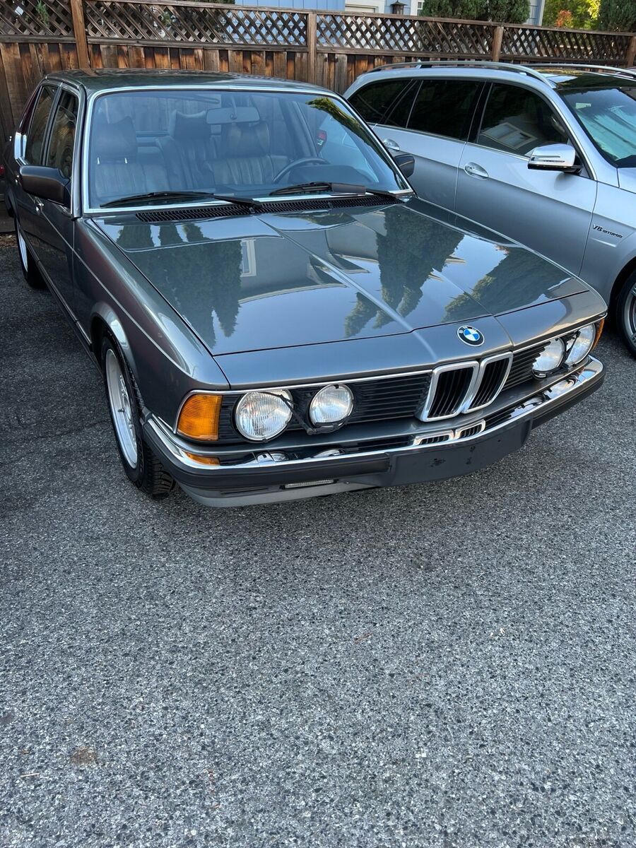 1985 bmw turbo sedan grey rwd automatic 745i