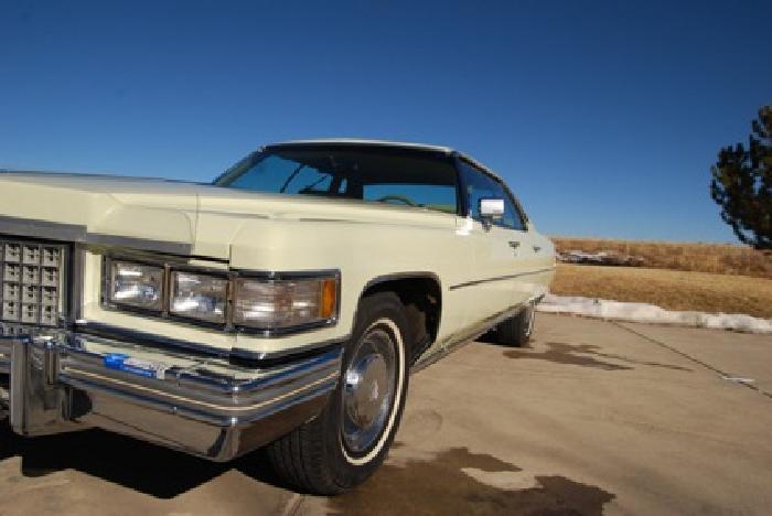 obo colorado classic: 1976 cadillac sedan deville in elizabeth, co