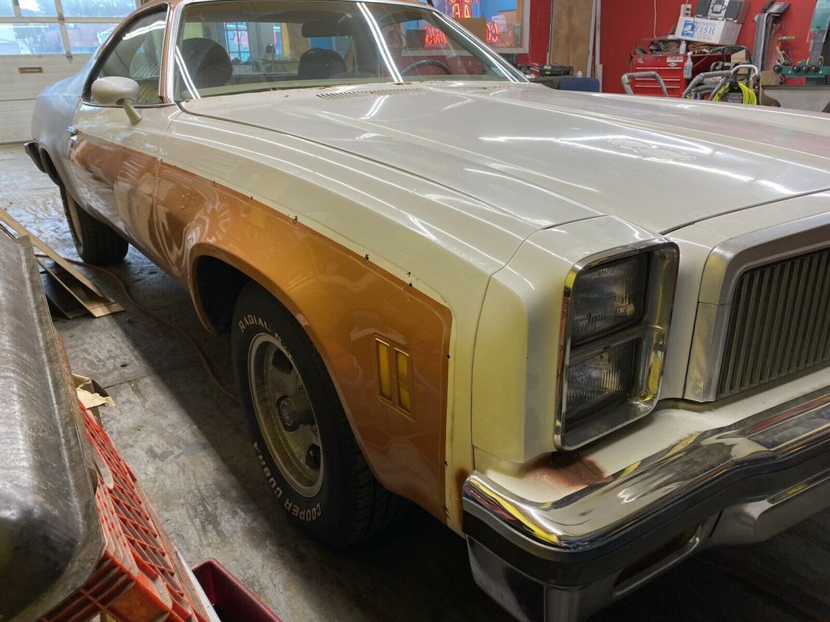 1977 chevrolet el camino pickup orange rwd automatic classic