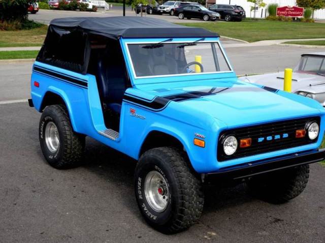 1971 ford bronco convertible grabber blue 302ci v8 manual transmission 4x4