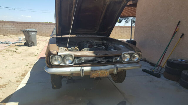 1972 mercury capri project car