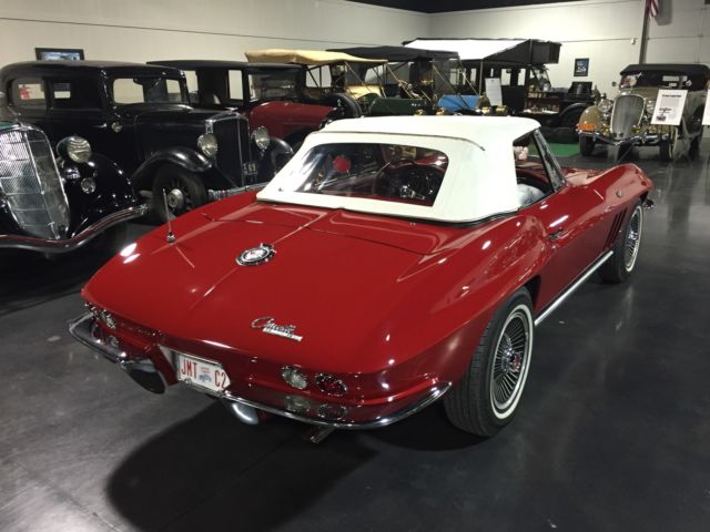 1965 chevrolet corvette convertible with hard top