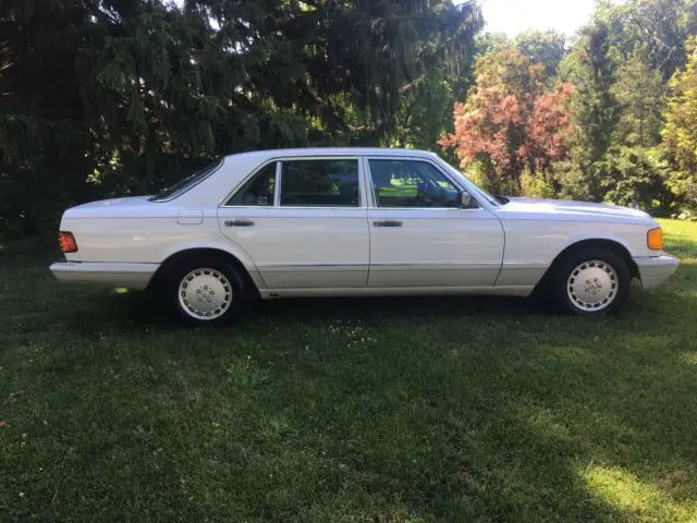 1990 mercedes 350sdl turbo diesel 350 sdl like new white over gray low miles