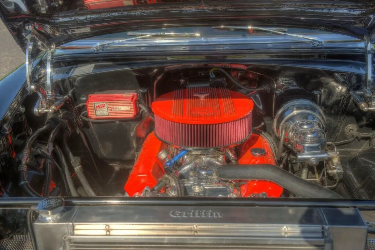1955 chevrolet 210 resto mod 500hp 383ci stroker v8 muncie 4 speed trans