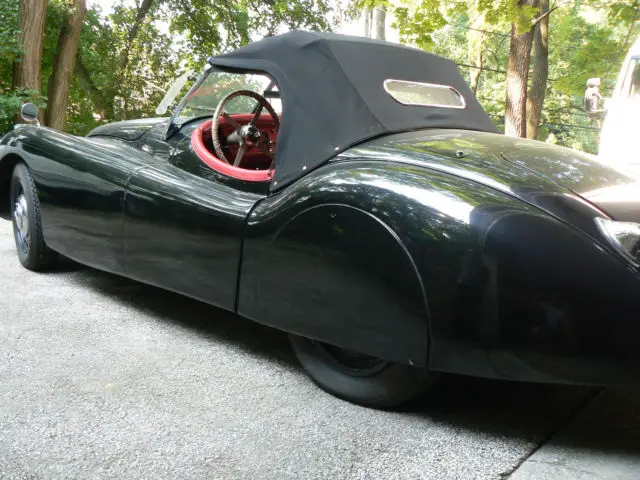 1950 xk 120 jaguar ots (roadster), straight & solid xk120 for the hobbyist