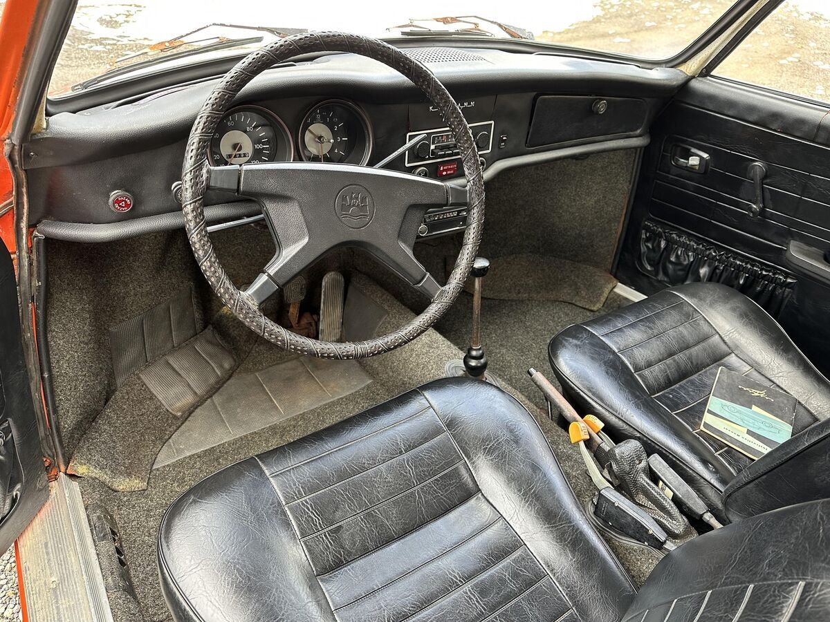 1974 volkswagen karmann ghia coupe amber final year clean title vw
