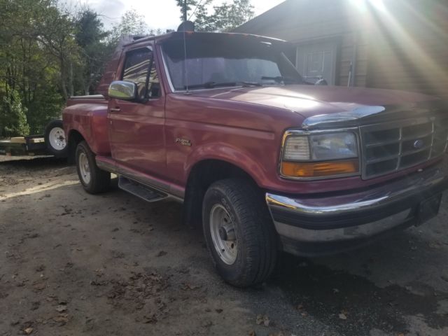 1993 ford f150 flareside 4x4 excellent original condition!!!! antique plated!!