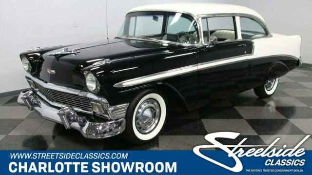 classic vintage chrome tri 5 chevy sbc automatic air conditioning tuxedo black