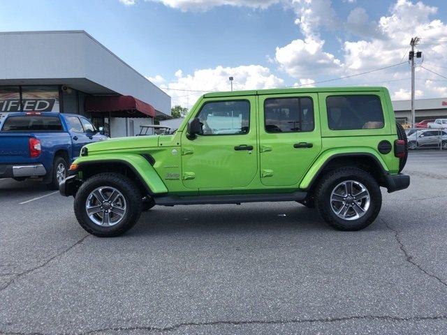 certified 2018 jeep wrangler 4wd unlimited sahara greer, sc 29652 for sale in greer, south carolina