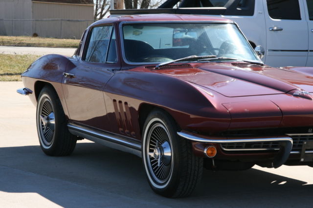 1965 corvette coupe, numbers matching 300hp ps pw auto knock-offs
