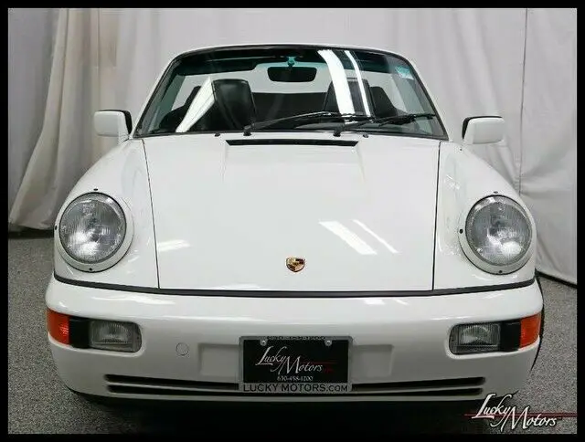 1990 porsche 911 carrera 4 cabriolet 51154 miles white convertible 3.6l flat 6