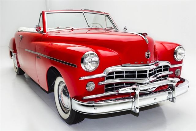 1949 dodge coronet d30 convertible, rare manual convertible