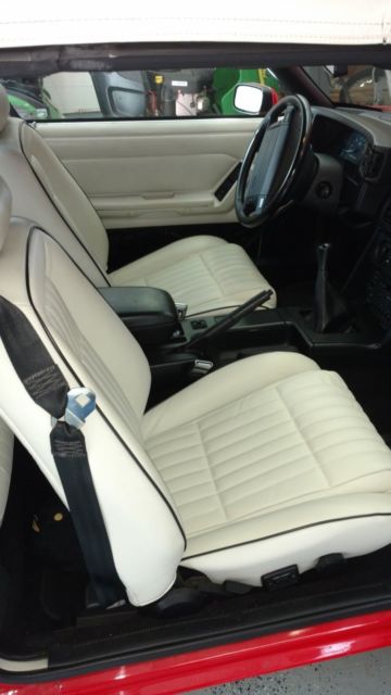 rare 1992 ford mustang summer edition 2 dr lx 5.0l convertible w/ 5-speed manual