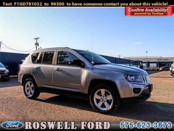 2016 jeep compass sport 4x4 sport 4dr suv for sale in elkins, new mexico