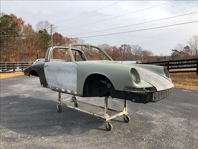 1968 porsche 911 soft window targa project car light ivory w/ coa body work done
