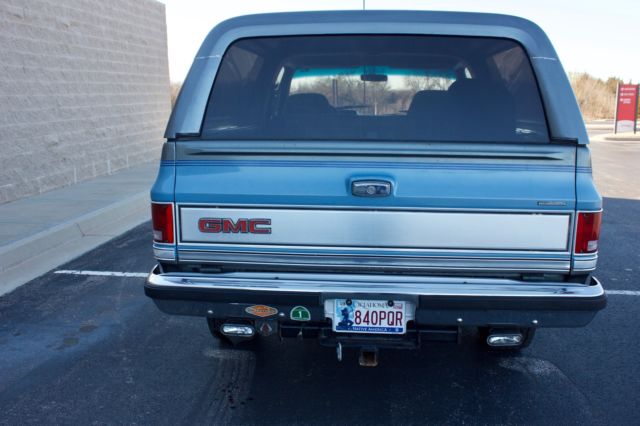 1987 gmc jimmy just like chevrolet k-5 blazer 350 fuel injection