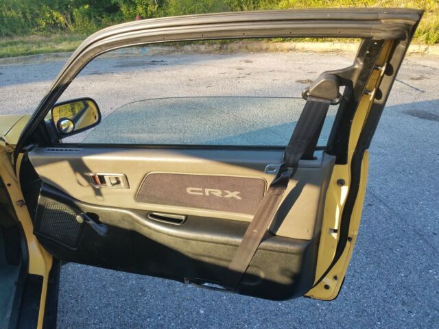 1990 honda crx coupe yellow fwd manual 1500 crx si