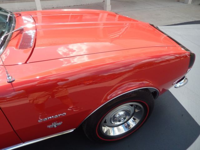 1967 chevrolet camaro rs bolero red match#s 327 muncie 4 speed