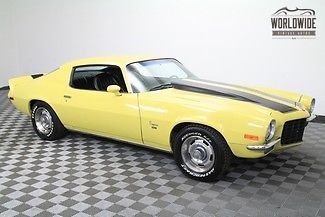 1972 yellow restored. split bumper z28 tribute. wow!!