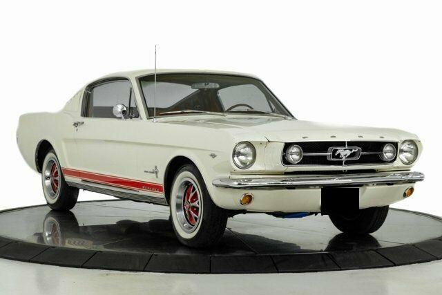 1965 ford mustang fastback restored wimbledon white 1111 miles