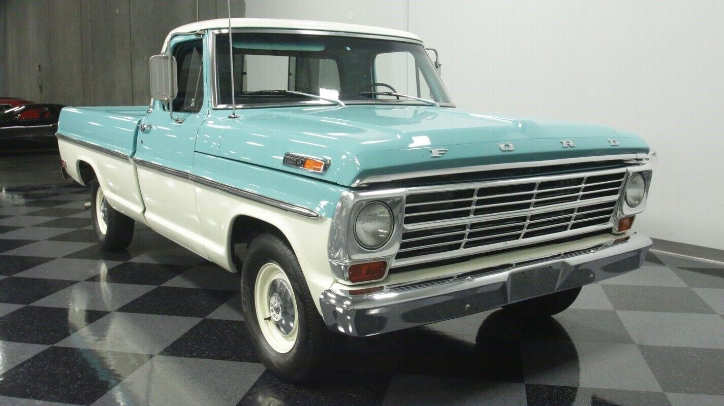 1968 ford f 100 custom cab 360 v8 manual 2107 miles