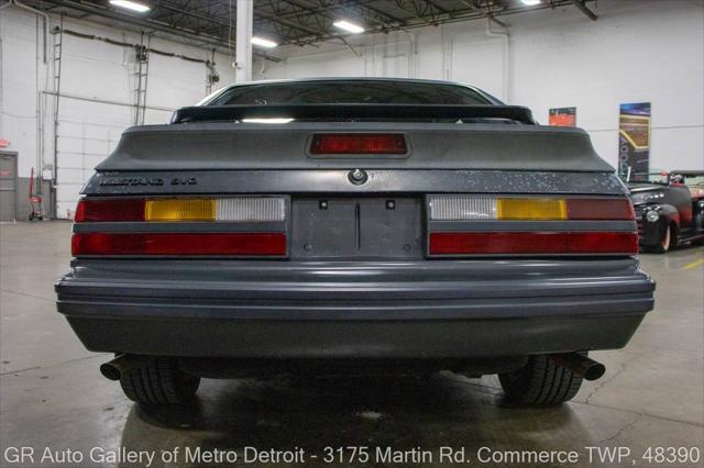 1986 ford mustang svo