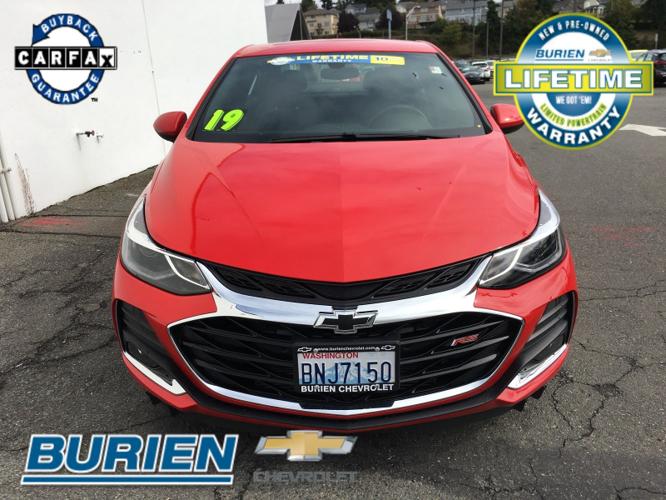 used 2019 chevrolet cruze lt sedan burien, wa 98168 for sale in seattle, washington