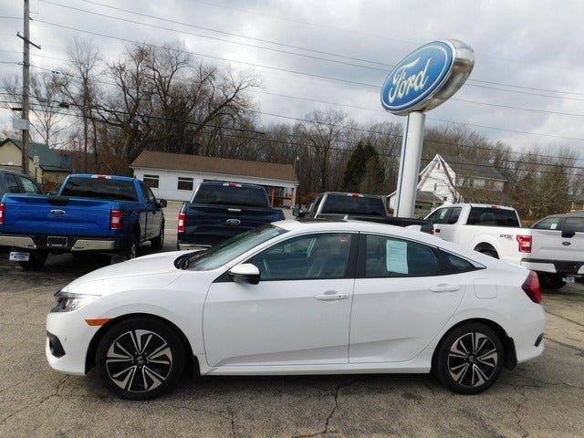 used 2017 honda civic ex-l sedan meadville, pa 16335 for sale in blooming valley, pennsylvania